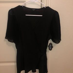 AUW black blouse